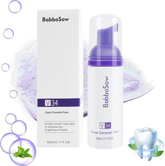 Purple Whitening Toothpaste – 60ml Foam-Type Stain Removal Toothpaste